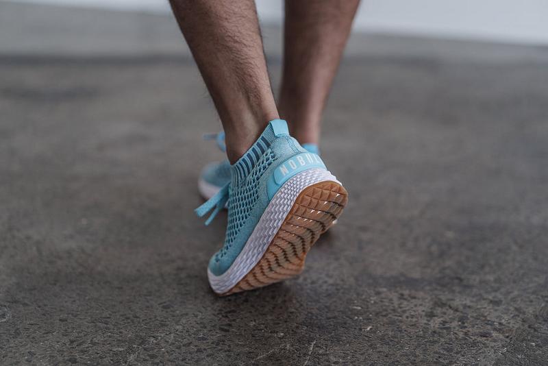 Nobull Topaz Knit Runner Men's Running Shoes Turquoise | USA G1023S